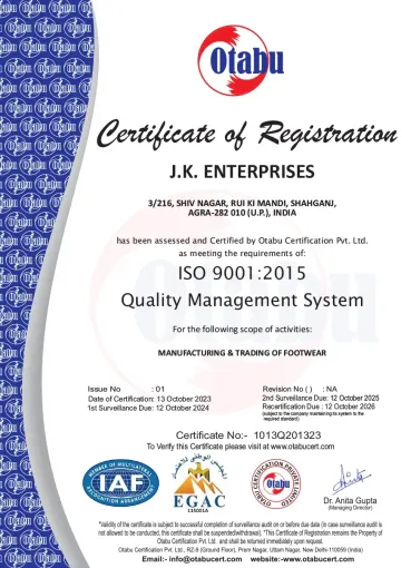ISO 9001:2015 Quality Management System Certification