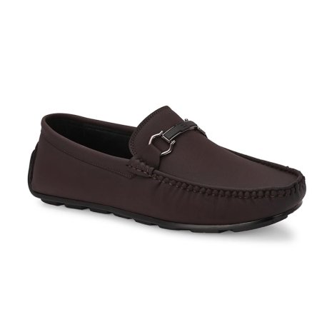 Stylish Brown Synthetic Loafers for Casual and Office Wear Manufacturers, Suppliers, Exporters in Agra