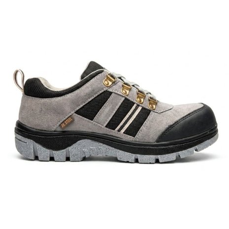 Airmix Sole JK Grey Durable Leather Safety Shoes For Industrial Manufacturers, Suppliers, Exporters in Agra