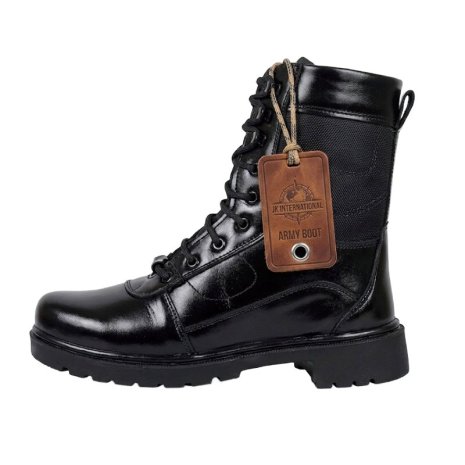 Mens Cadet Shoes High Shine Leather Lace Up Boots For Men Manufacturers, Suppliers, Exporters in Gurgaon
