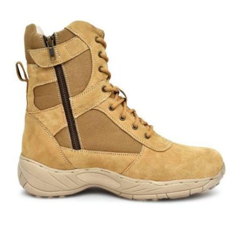 Mens Desert Combat Boots Durable Leather Lace Up Boots For Men Manufacturers, Suppliers, Exporters in Gurgaon