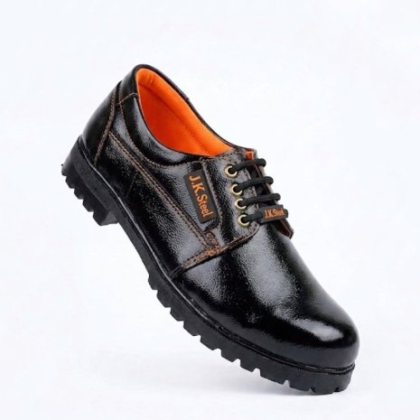 Labour PVC Cent Leather Work Shoes For Men With Durable PVC Sole Manufacturers, Suppliers, Exporters in Agra