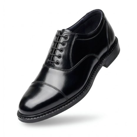 Mens Oxford Shoes Synthetic Leather Lace Up Cap Toe Formal Shoes Manufacturers, Suppliers, Exporters in Gurgaon