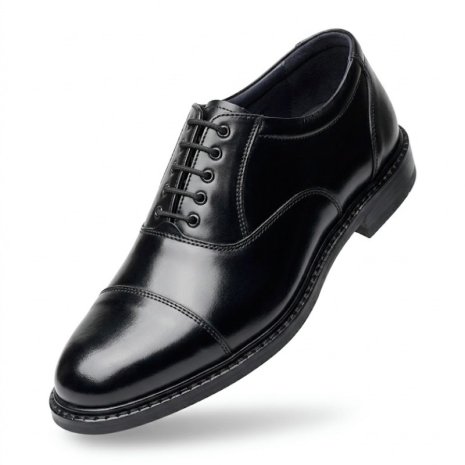 Unisex Black Oxford Staff Shoes Formal Hotel Uniform Footwear Manufacturers, Suppliers, Exporters in Vapi