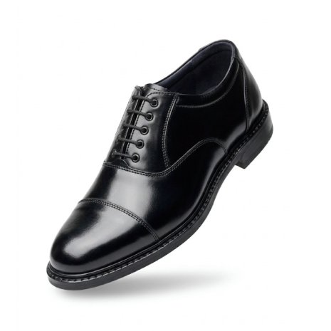 Oxford Black Leather Guard Shoes for Men with Comfortable Fit Manufacturers, Suppliers, Exporters in Jaipur